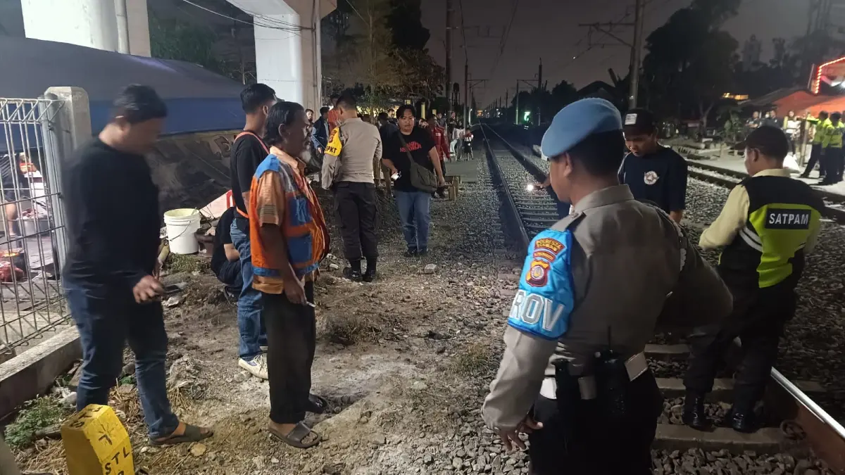 Penanganan korban tertemper kereta api di Janti Sleman. (Foto: Dokumentasi Polresta Sleman)&nbsp;