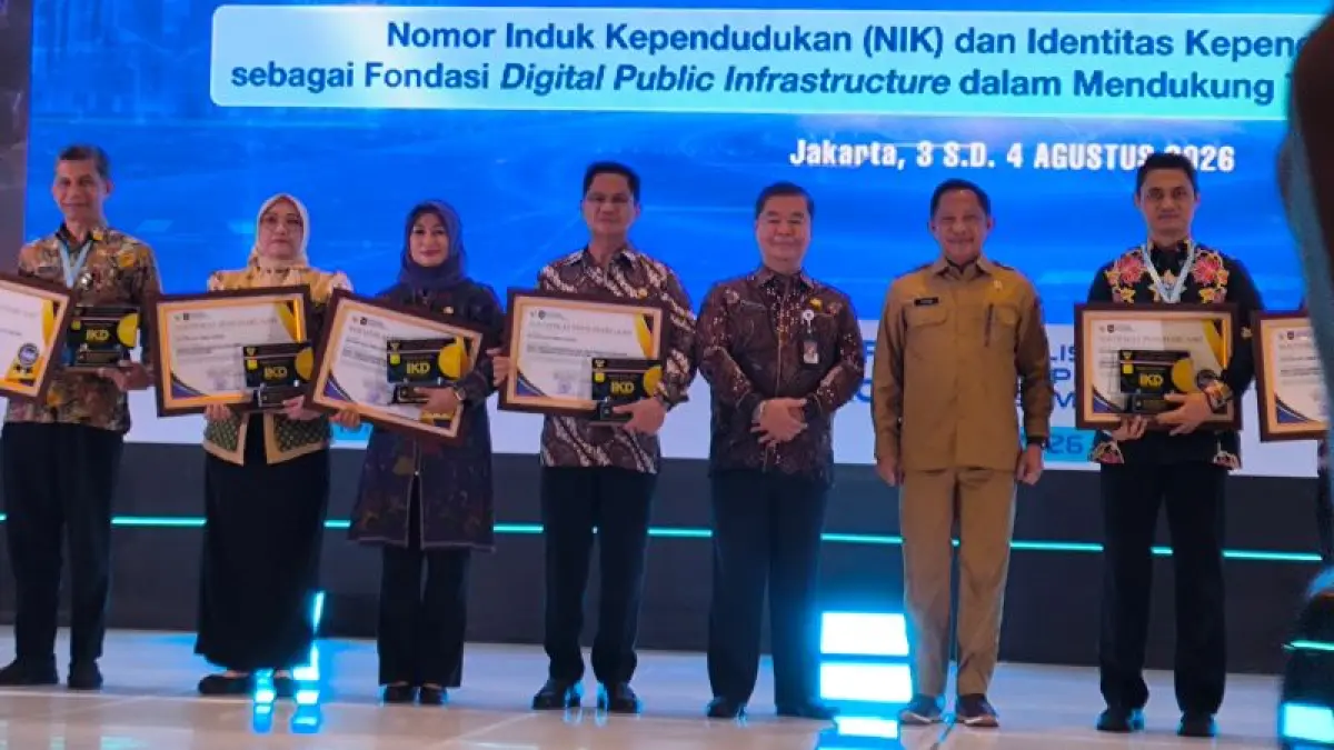 BERPRESTASI: Kota Magelang menempati&nbsp;peringkat tiga capaian aktivasi IKD tertinggi kategori kabupaten/kota se-Indonesia. (Prokompim Kota Magelang)