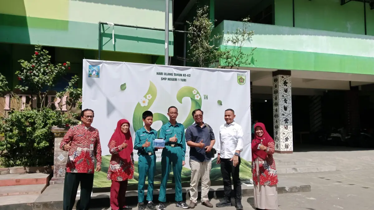 Kunjungan Komisi D DPRD Sleman ke SMPN 1 Turi - Delima Purnamasari/Radar Jogja