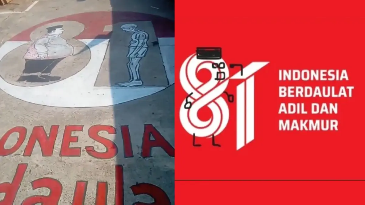 Angka 81, umur kemerdekaan Indonesia pada tahun 2026, menjadi bentuk ekspresi warga tentang bagaimana kondisi Indonesia saat ini. (Kolase beragai sumber, X)
