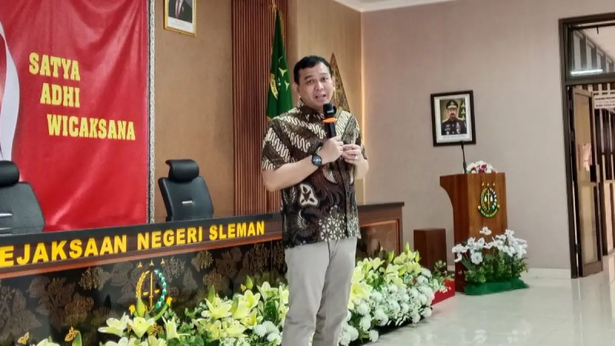 Eks Kepala Kejaksaan Negeri Sleman Bambang Yunianto. (Delima Purnamasari/Radar Jogja)