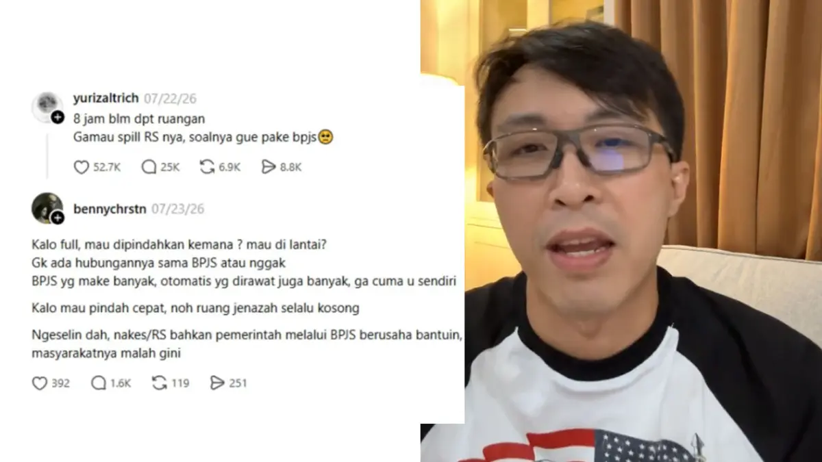 Dokter Tirta komentarei soal nakes yang menghina pasien BPJS. (Kolase/IG)