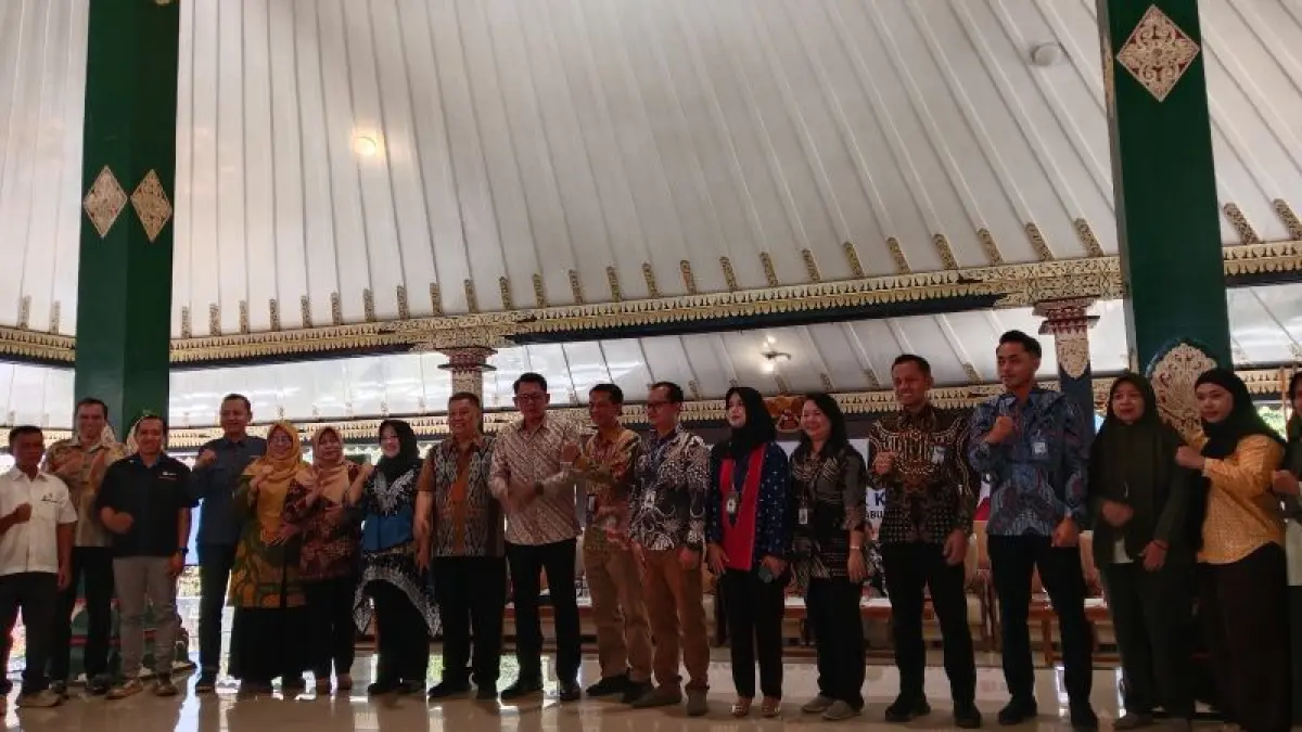 Penyaluran TJSP Sleman di Pendapa Parasamya pada Rabu (12/8). (Delima&nbsp;Purnamasari/Radar Jogja)