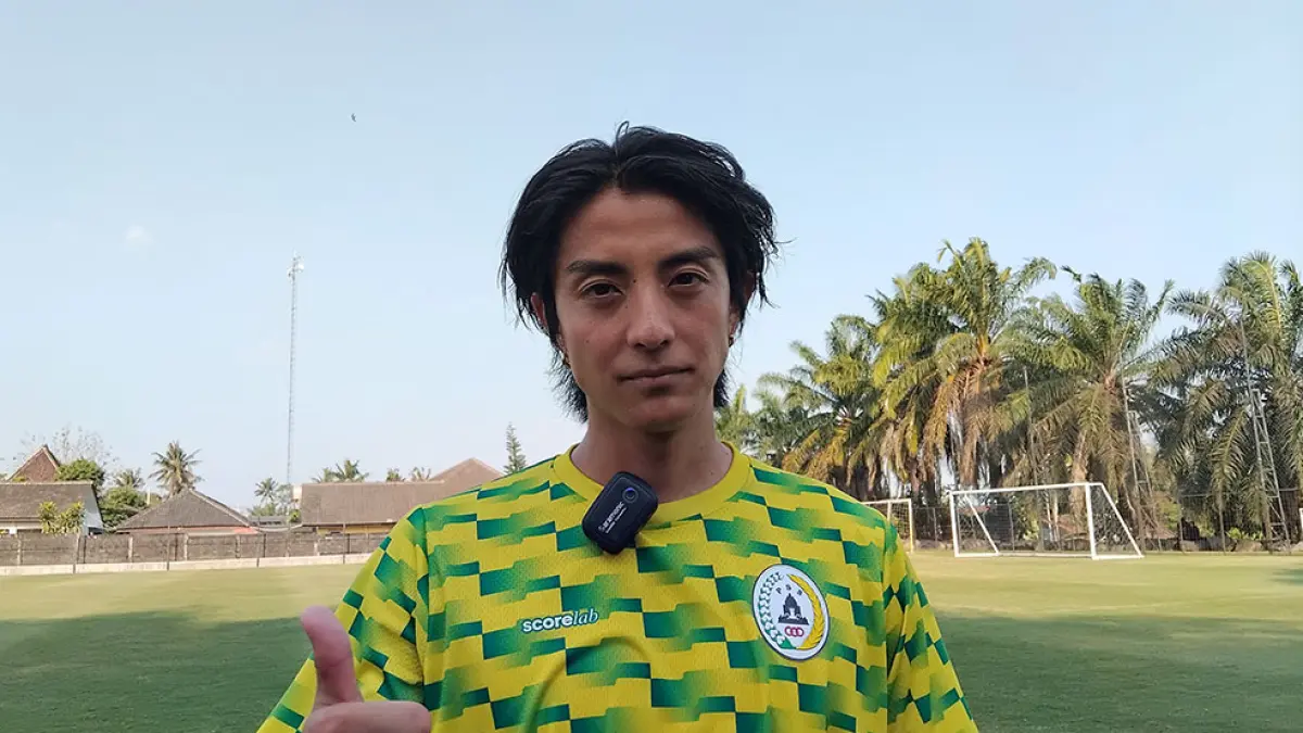 Winger asing baru PSS Sleman Hiromu Tanaka. Rizky Wahyu/Radar Jogja&nbsp;
