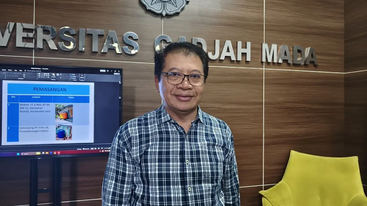 Dekan Sekolah Vokasi UGM Prof Agus Maryono. Fahmi Fahriza/Radar Jogja

&nbsp;