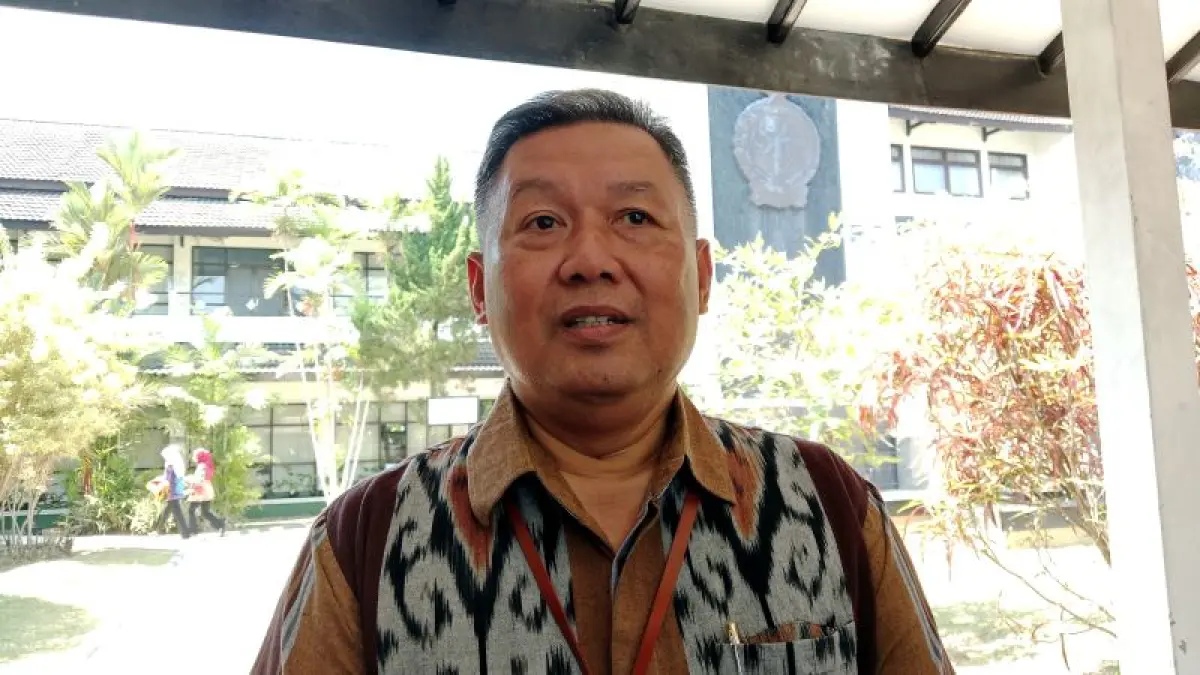 Direktur PDAM Tirta Sembada Bernadus Edy Nugroho. (Delima Purnamasari/Radar Jogja)