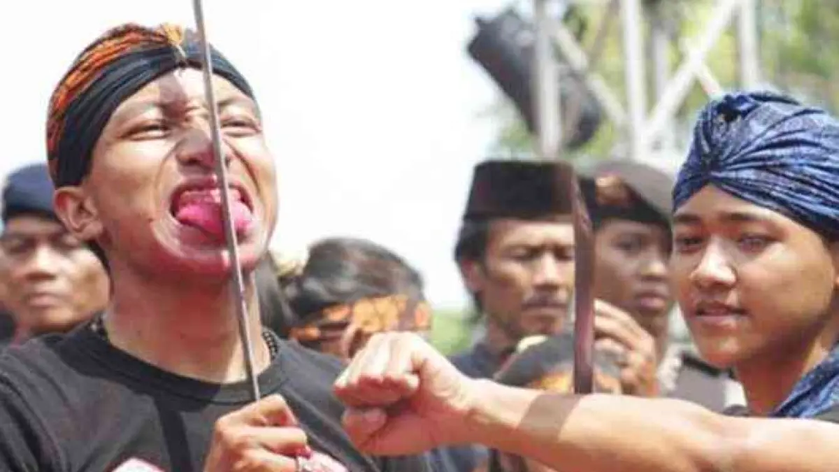 Ilustrasi Debus Banten. 