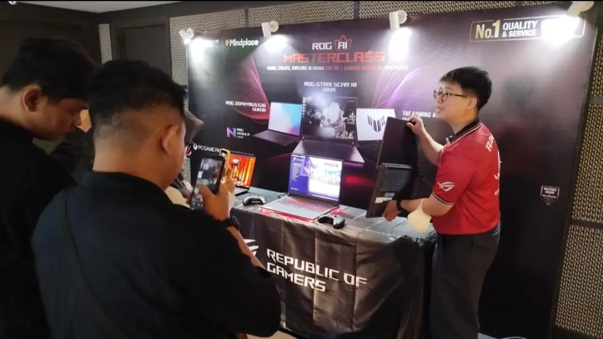 Rangkaian gelaran ROG AI Masterclass di Yogyakarta, Jumat (14/8/2026).