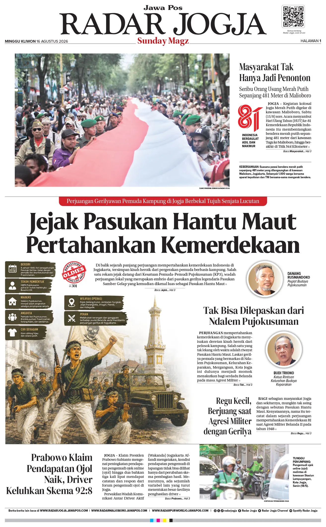 Minggu 16 Agustus 2026