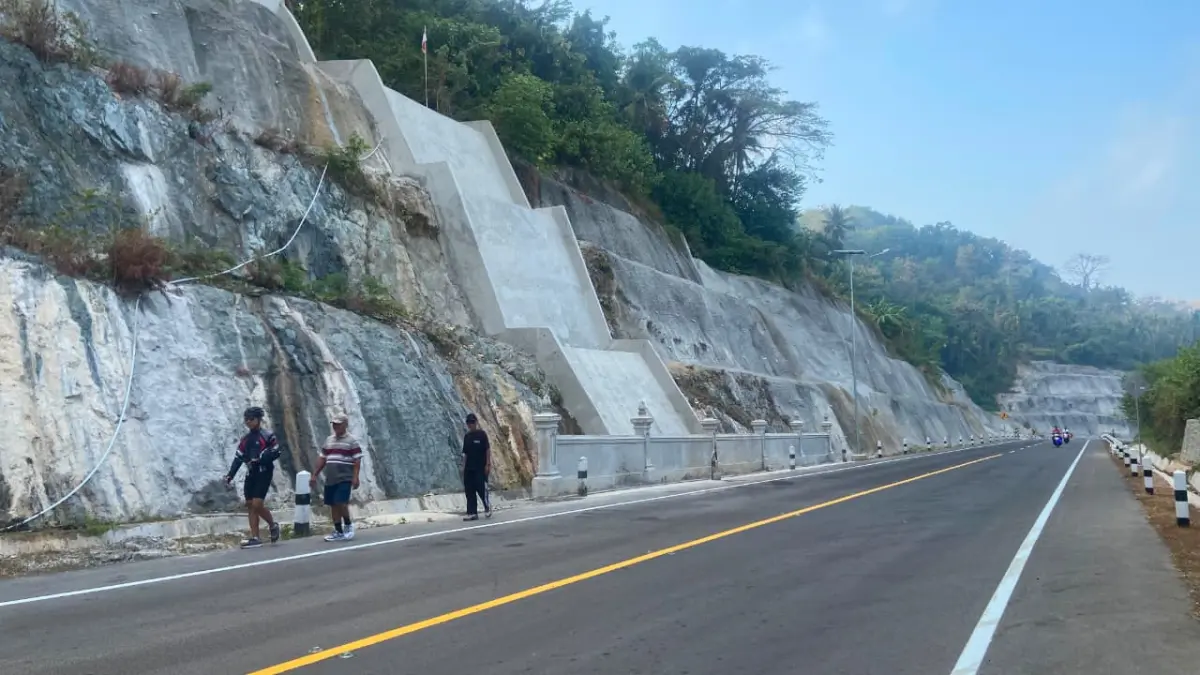 Kelok 18 yang menghubungkan Kabupaten Bantul dan Gunungkidul - Cintia Yuliani/Radar Jogja