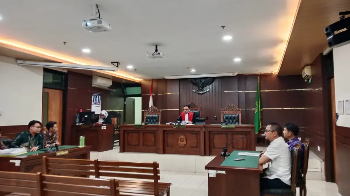 Sidang praperadilan dengan pemohon Lurah Condongcatur nonaktif Reno Candra Sangaji, Selasa (18/8)&nbsp;- Delima Purnamasari/Radar Jogja
