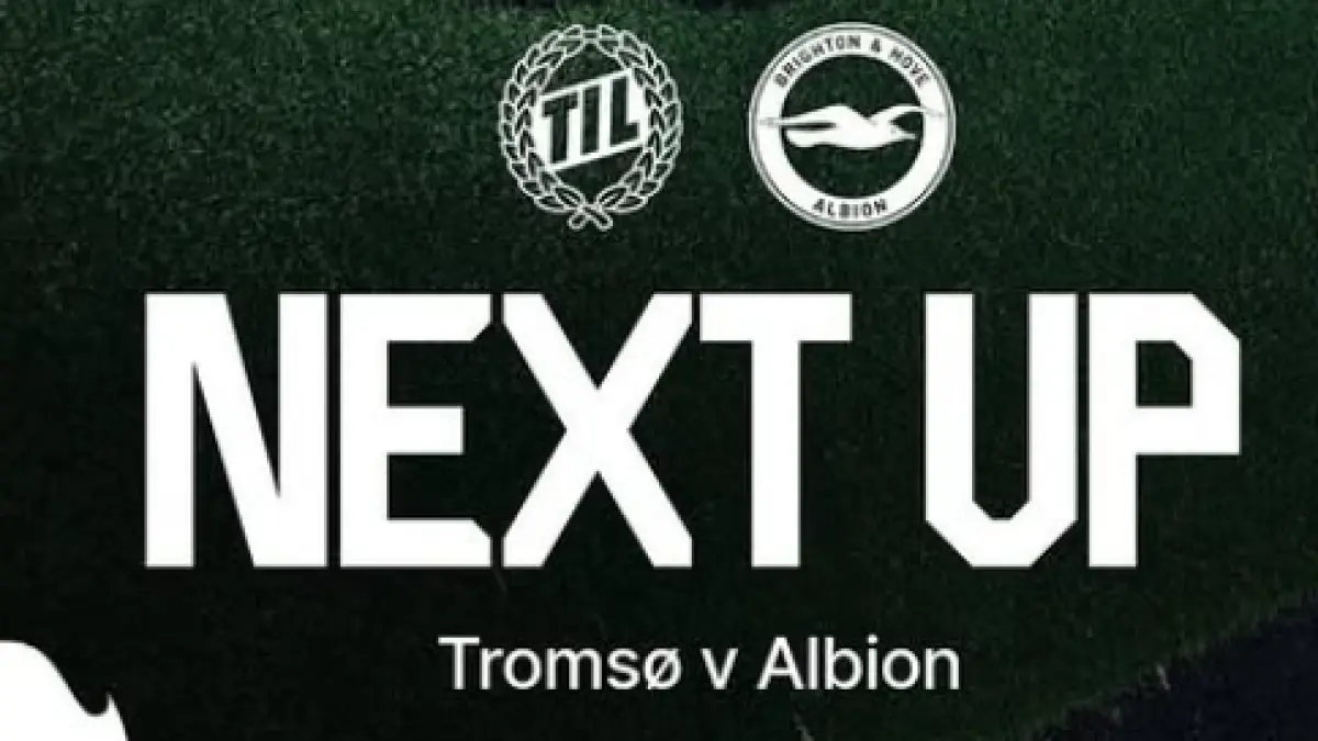 Brighton akan melawan Tromso IL dalam laga leg pertama playoff Conference League.