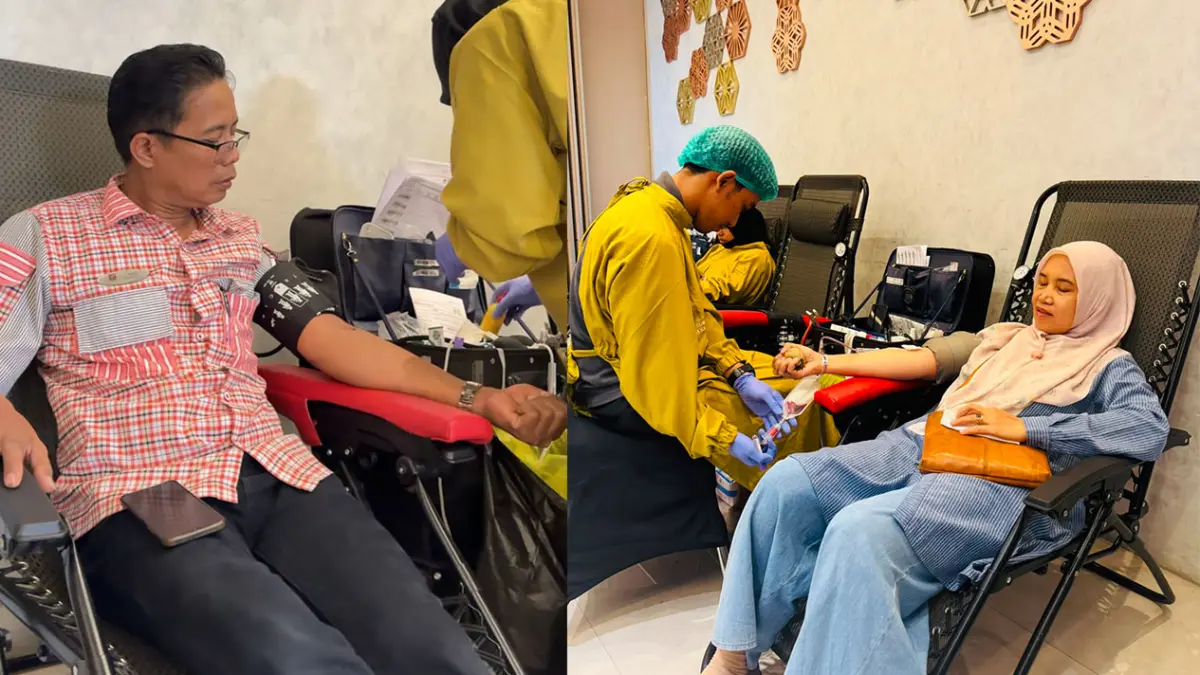 Peringati Hari Jadi ke-12, Laxston Hotel Yogyakarta Gelar Donor Darah. (Dok Laxston Hotel Yogyakarta)
