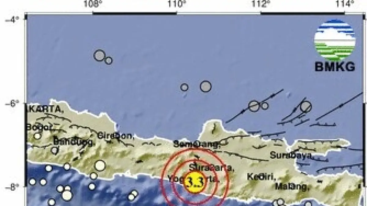 Gempa hari ini, 20 Agustus 2026. 