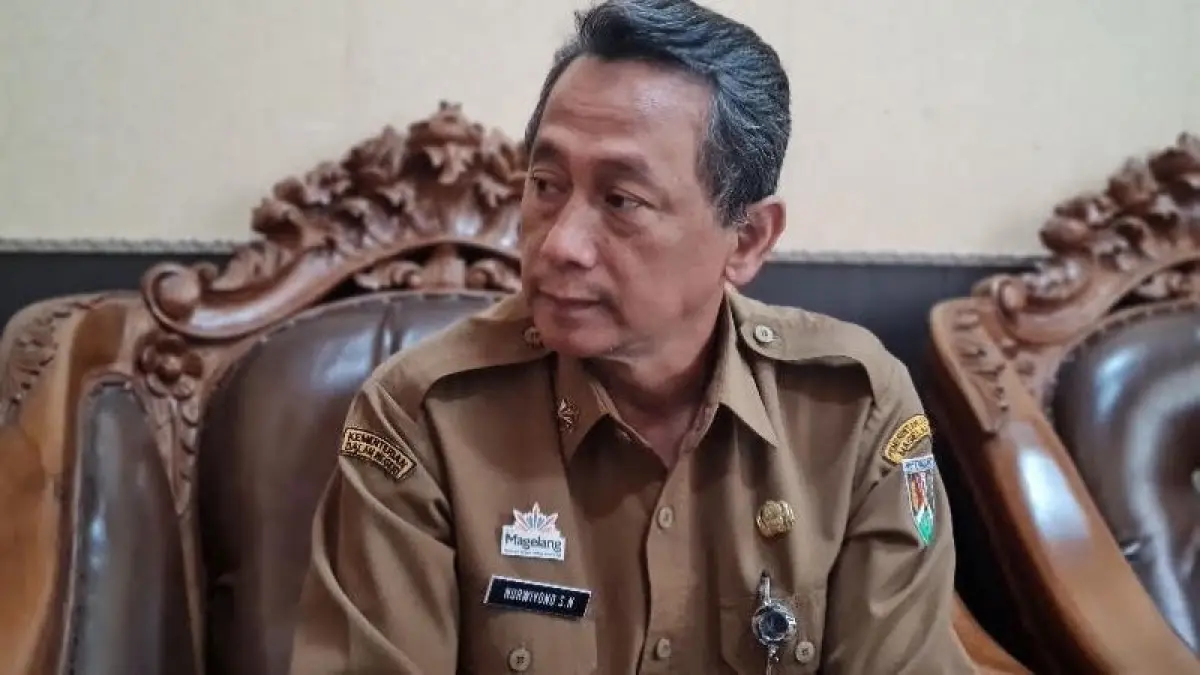 Kepala Disdikbud Kota Magelang Nurwiyono Slamet Nugroho. (NAILA NIHAYAH/RADAR JOGJA)