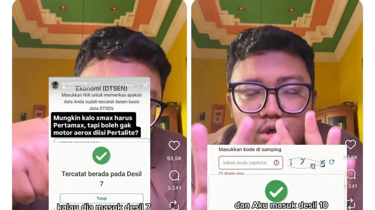 Postingan status desil Yudo Achilles Sadewa, putra bungsu dari Menteri Keuangan Republik Indonesia, Purbaya Yudhi Sadewaputra. (X/@LambeSahamjja)