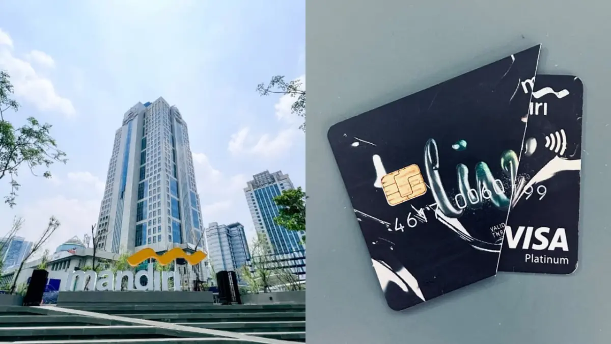 Pemotongan kartu ATM sebagai ungkapan kekecewaan terhadap bank mandiri. (Sumber: X @AlghifAqsa)