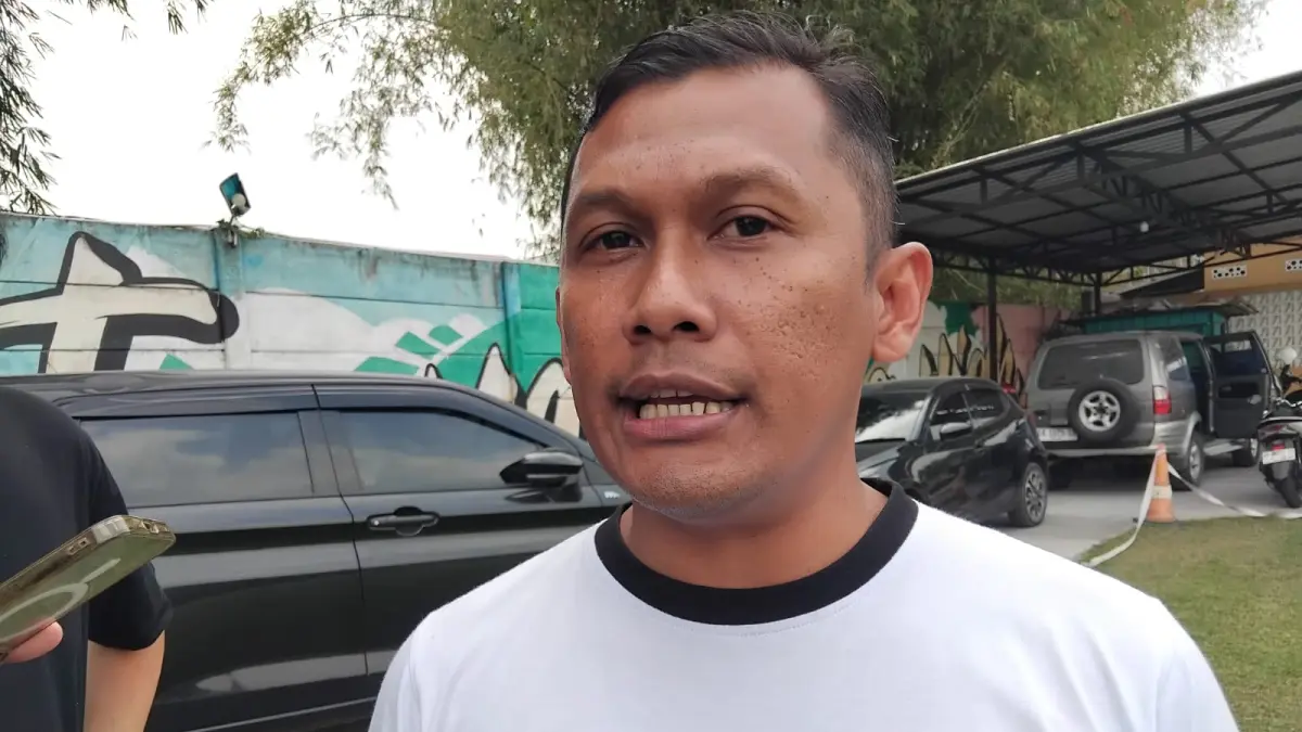 Keterangan Manajer PSS Sleman Agus Purwoko - Foto Rizky Wahyu/Radar Jogja 
