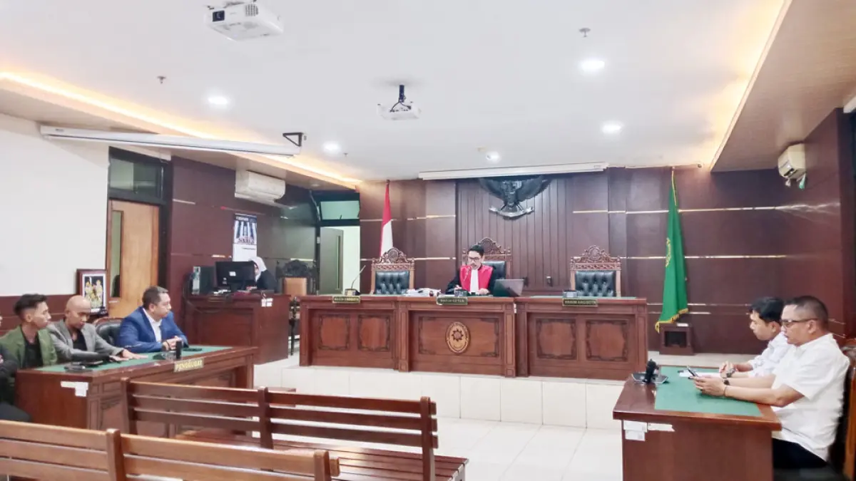 Sidang praperadilan dengan agenda pembacaan putusan di PN Sleman, Rabu (26/8). Delima Purnamasari/Radar Jogja