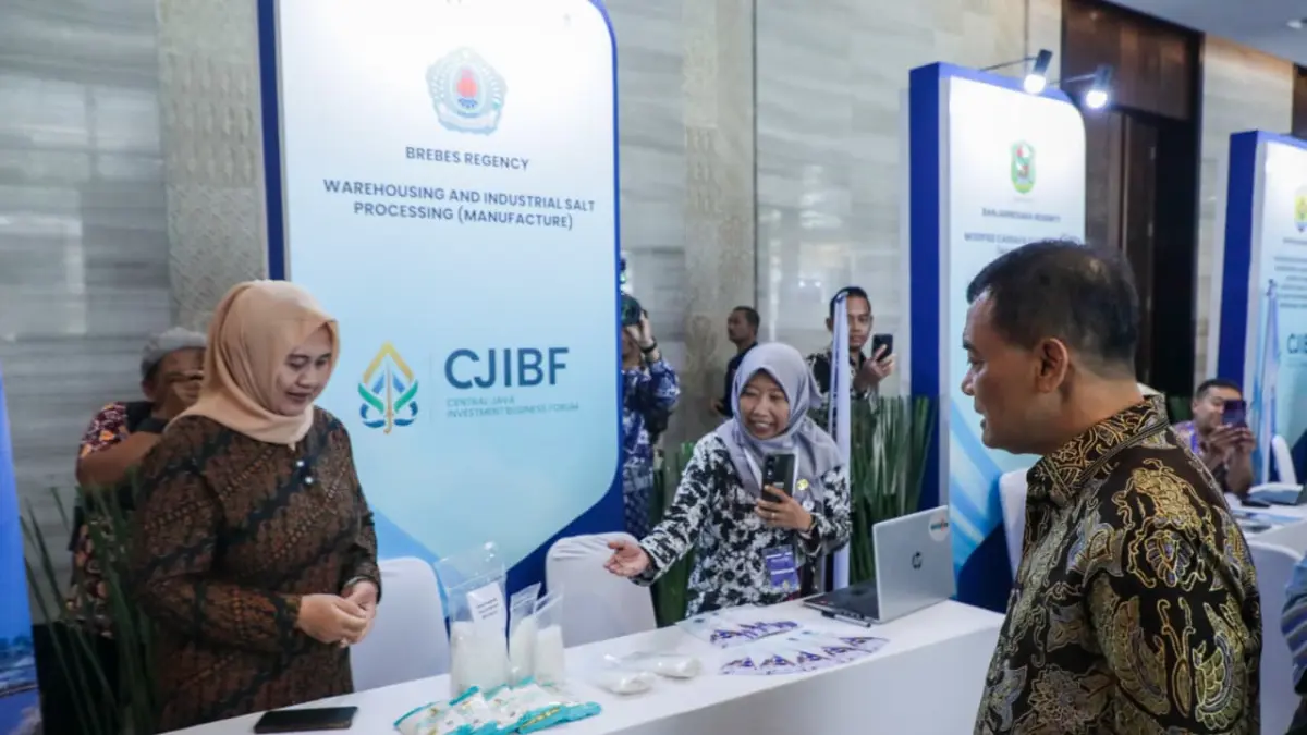 Gubernur Jateng Ahmad Luthfi saat menghadiri gelaran Central Java Investment Business Forum (CJIBF) 2026) di Jakarta.