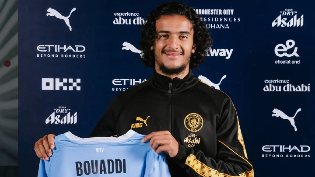 Manchester City pecahkan rekor transfer pemain remaja Premier League untuk rekrut Ayyoub Bouaddi.