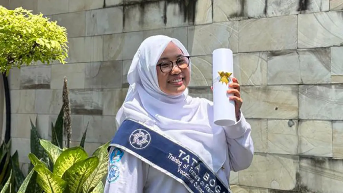 Fezri Tria, Guru Mata Pelajaran Kuliner SMK YPKK 2 Sleman.