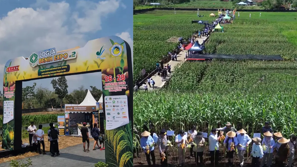 Jogja Benih Expo #2 2026 yang berlangsung di BP3MBTP Unit Gading, Playen, Gunungkidul yang berlangsung pada Rabu-Jumat (26-28/8/2026).