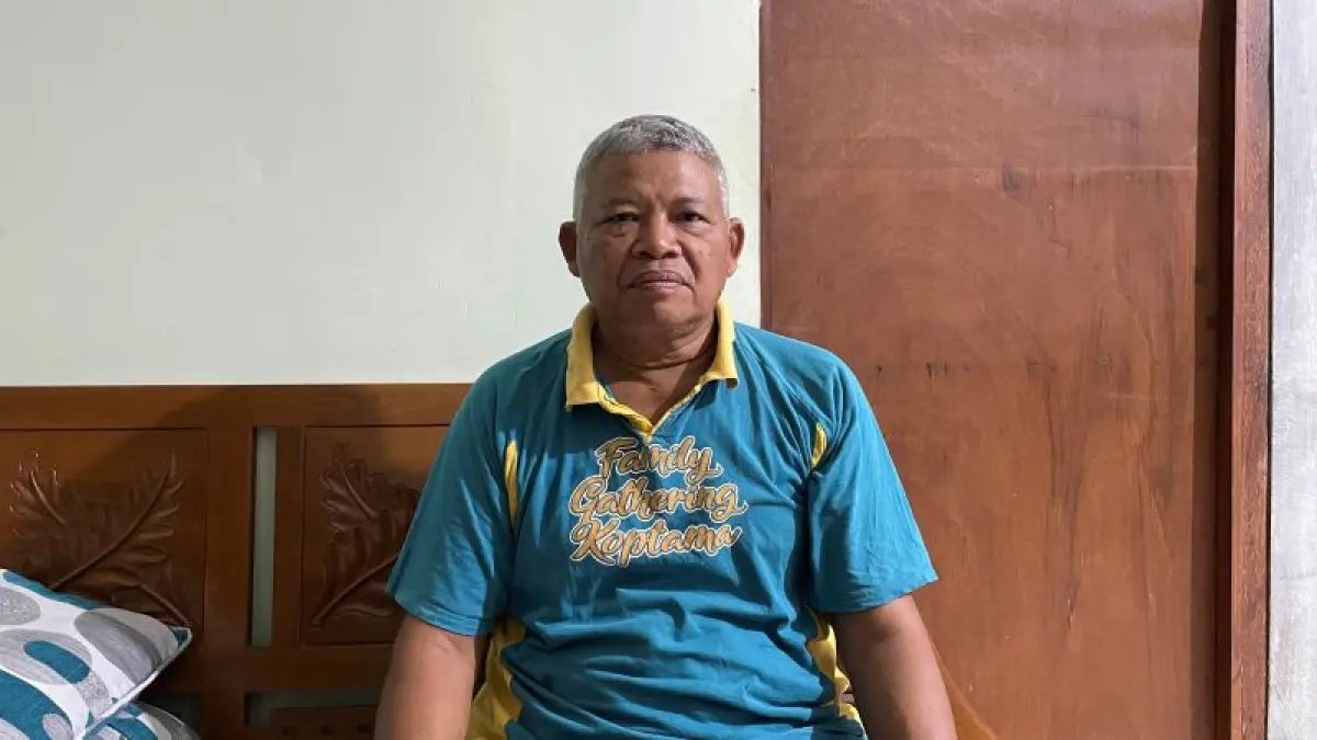 Sriyono, mantan pegawai KUD Tani Makmur, Kasihan, Bantul. (Aris Romadhon/Radar Jogja)