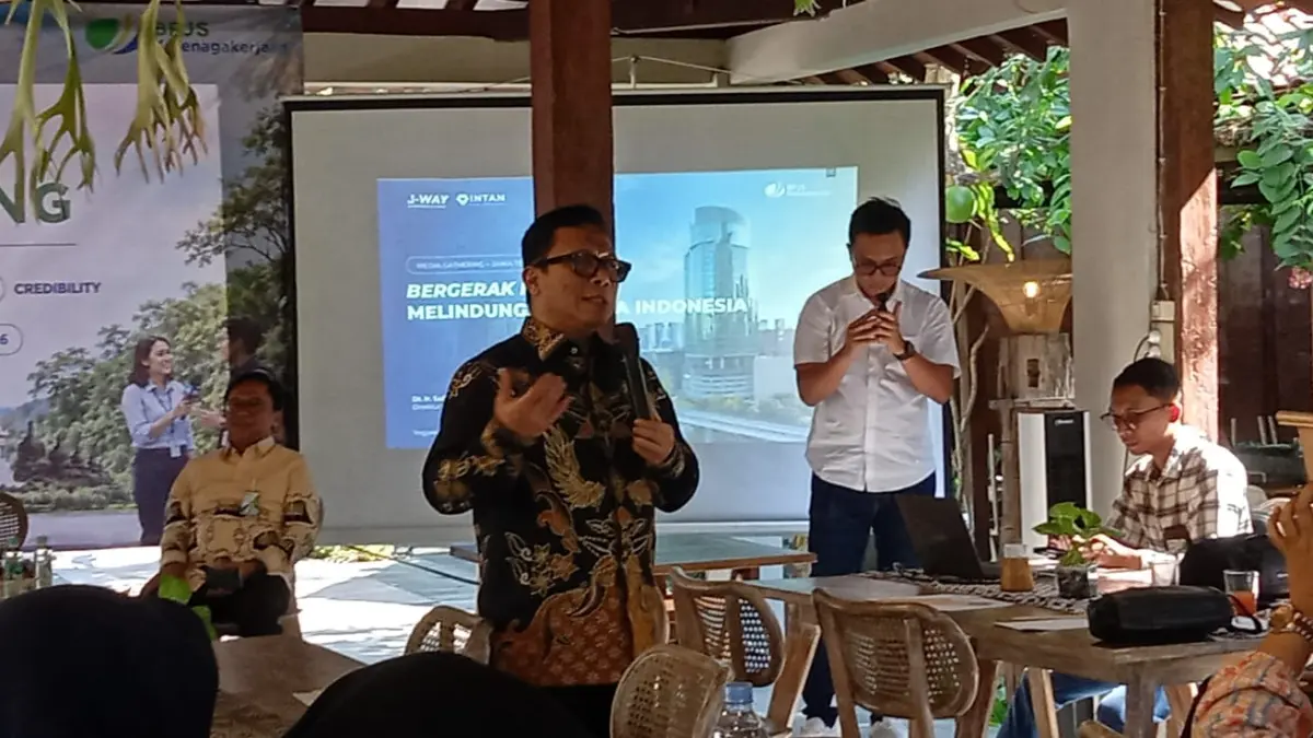 Direktur utama BPJS Ketenagakerjaan Saiful Hidayat 