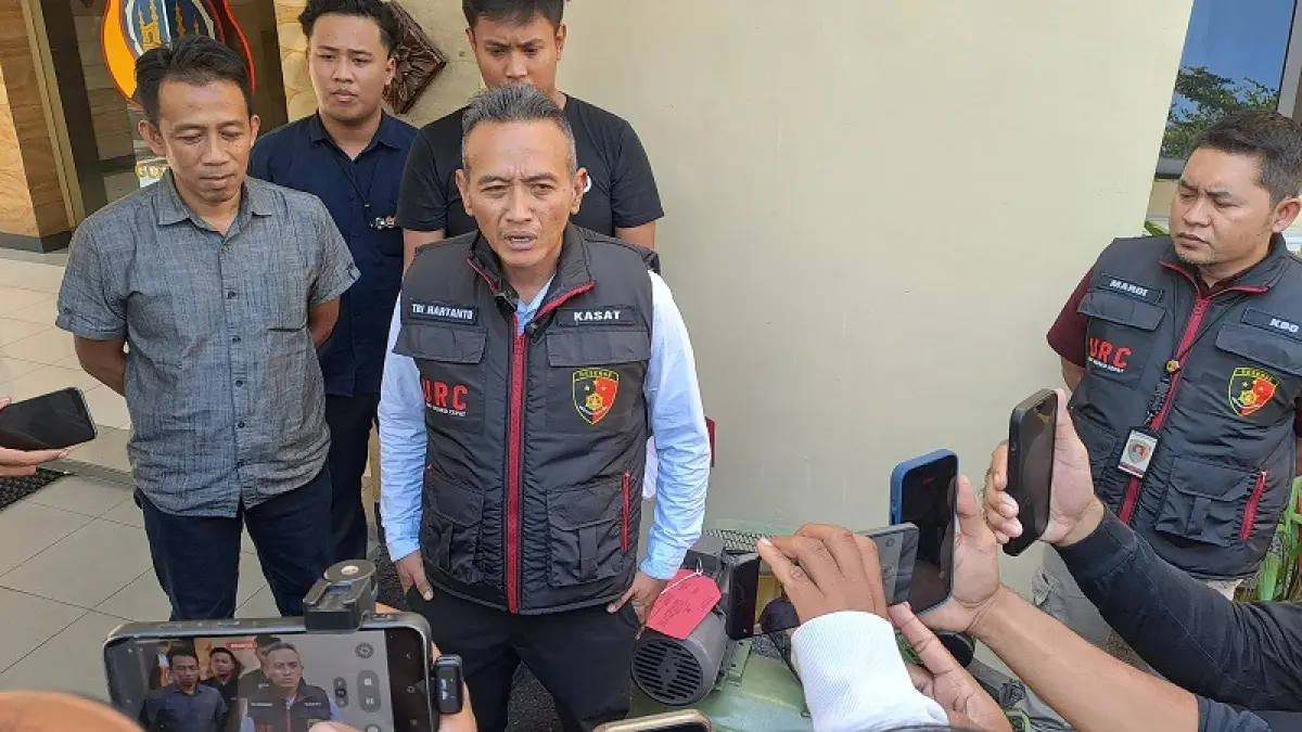 BARANG BUKTI: Kompresor milik RSUD Wonosari yang diduga dicuri oleh pegawai PPPK paruh waktu. Dzika Fajar/Radar Jogja
