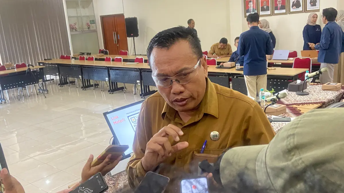 Kepala Dinsos DIY Suyarno. (Cintia Yuliani/Radar Jogja)&nbsp;