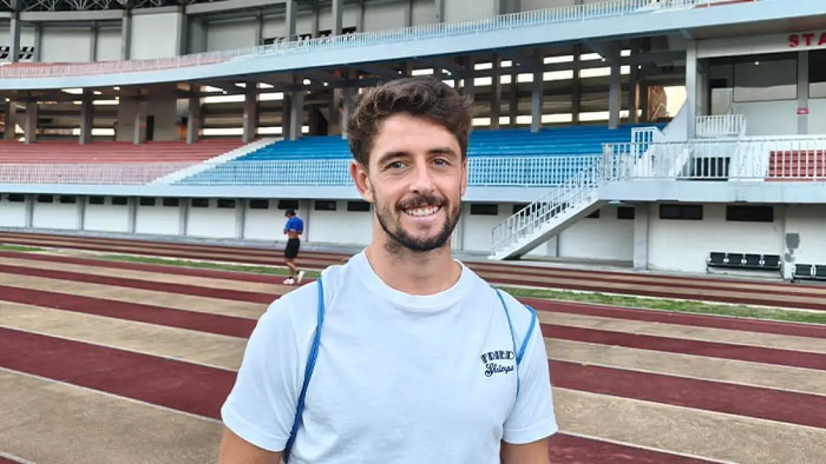 Penyerang PSIM Jogja asal Spanyol Adrian Dalmau. (Fahmi Fahriza/Radar Jogja)