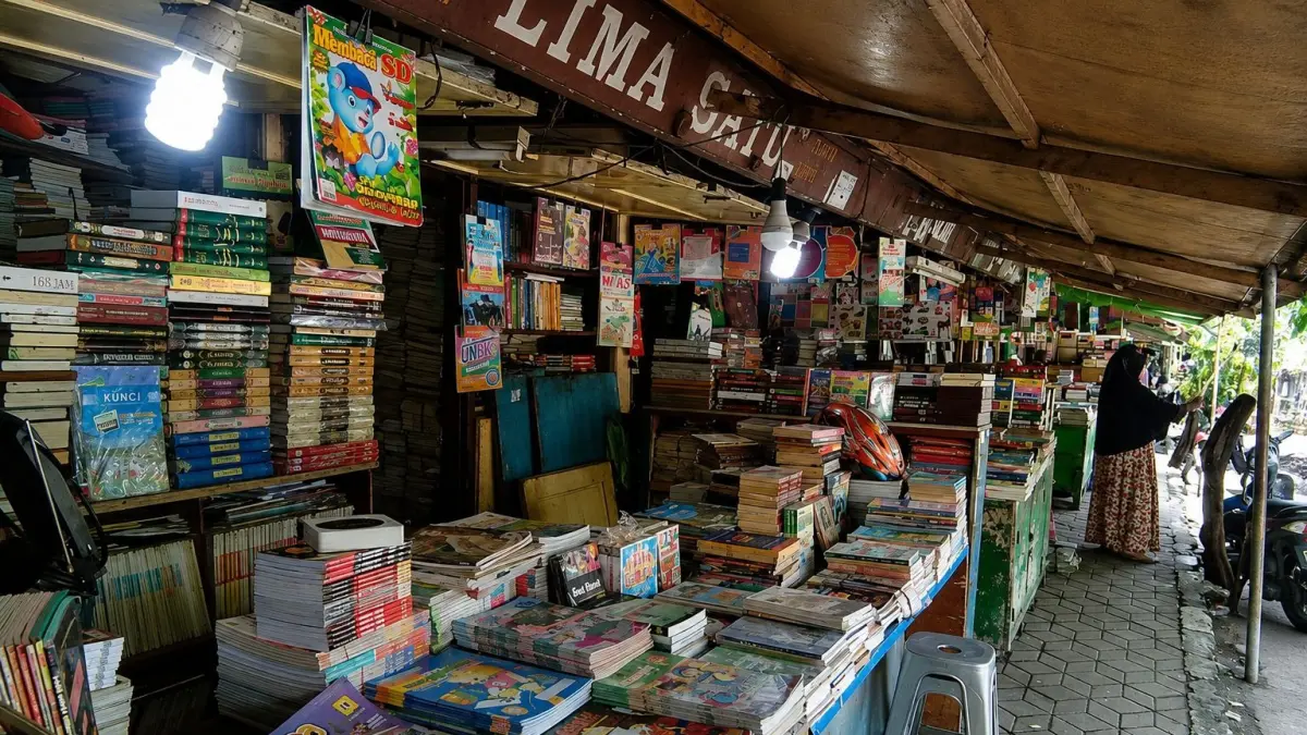 Berburu Buku Bekas dan Langka di Pasar Buku Sriwedari Solo