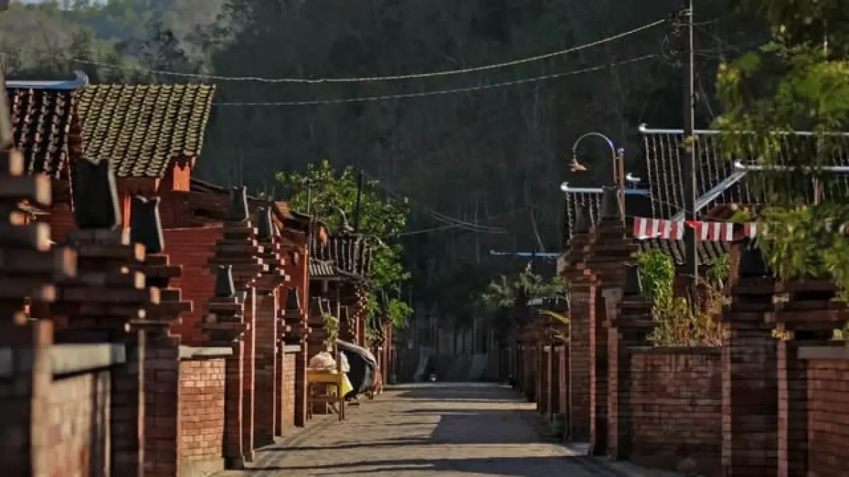 Dusun wotawati, Kalurahan Pucung, Girisubo, Gunungkidul merupakan wilayah unik yang hanya disinari matahari dalam waktu singkat. (Sumber : Instagram @erha.nureka)