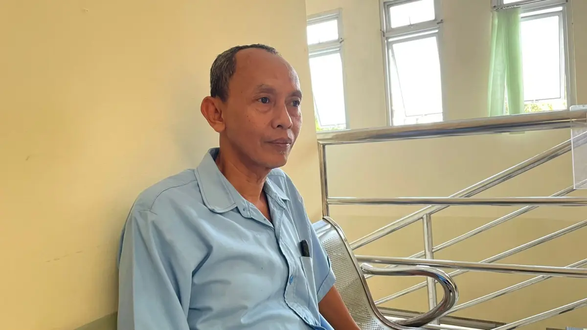 Kepala Seksi Pengelolaan Bantuan Sosial dan Penanganan Korban Bencana Dinsos Kabupaten Bantul Jazim Ahmadi, S.Sos., M.H., memberikan penjelasan mengenai ribuan bansos yang dihentikan akibat judi online - Aris Romadhon/Radar Jogja
