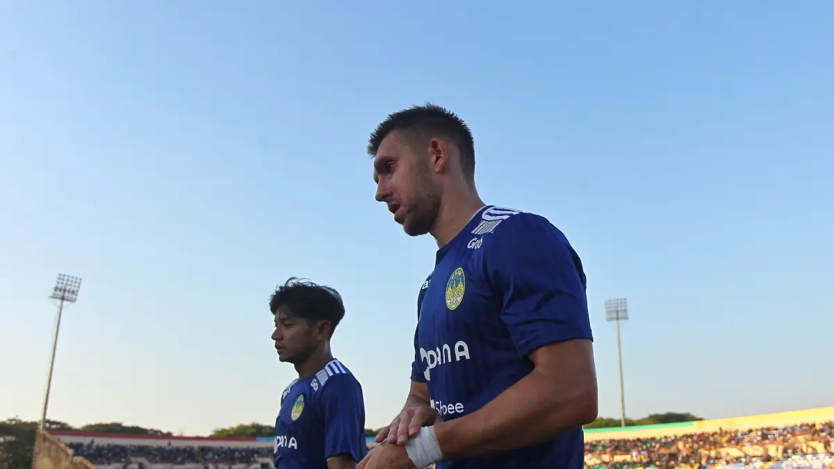 Pemain PSIM Jogja Ondrej Rudzan
