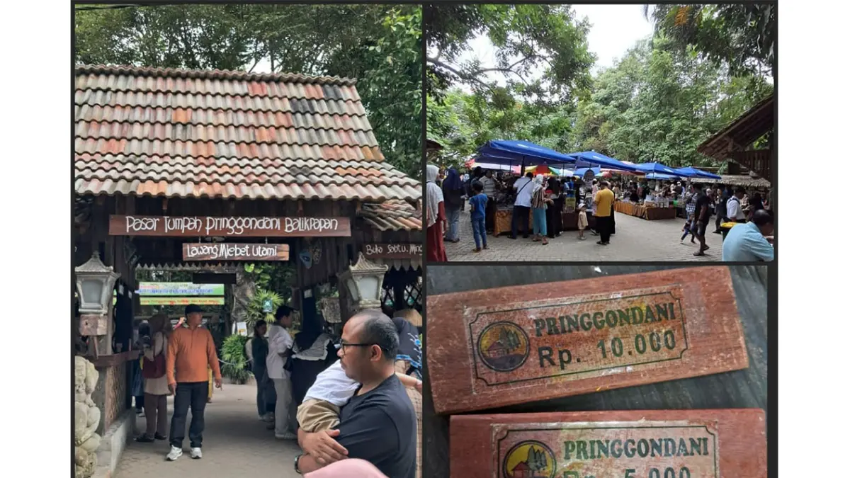 Pesona Pasar Tumpah Pringgondani Balikpapan. (Dokumentasi pribadi Farah Rizki Ramadhan)