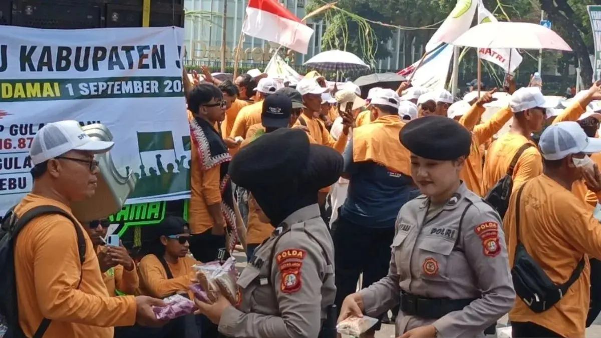 Petani Tebu Gelar Aksi di Monas,Desak Pemerintah Naikkan Harga Gula