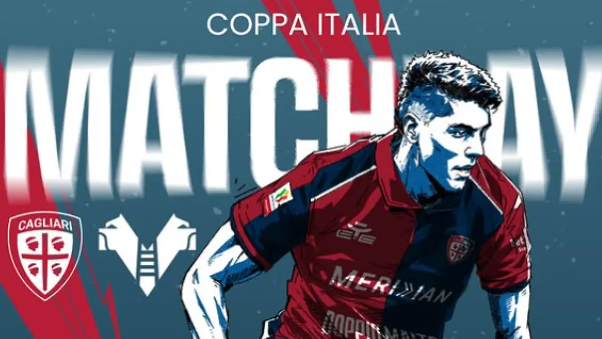 Cagliari akan melawan Hellas Verona di Coppa Italia.