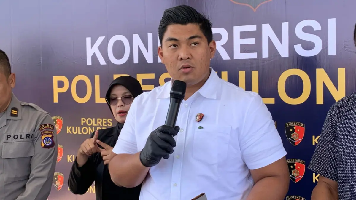 UNGKAP: Kasatreskrim Polres Kulon Progo menyampaikan informasi dugaan pelecehan seksual di Kalurahan Sendangsari - ANOM BAGASKORO/RADAR JOGJA