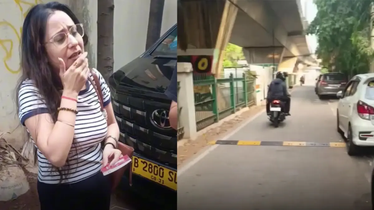 PANIK: Turis asal India mengaku menjadi korban penjambreatan di kawasan Gondangdia, Menteng, Jakarta Pusat. (Instagram @jktgue_)