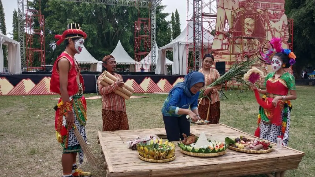 SERANGKAIAN: TasakuRun sebagai bagian dari rangkaian menyambut gelaran FKY 2026 di Lapangan Pemda Sleman Selasa (8/9).&nbsp;(Delima Purnamasari/Radar Jogja)