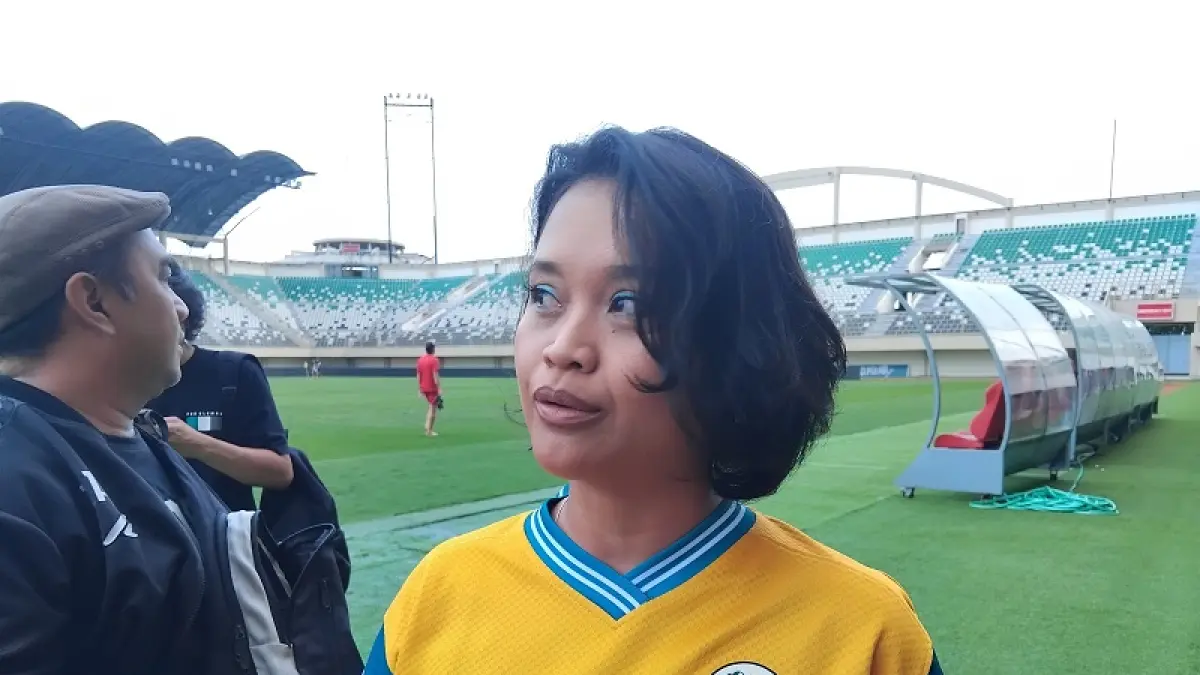 Executive Representative PSS Sleman Vita Subiyakti. Rizky Wahyu/Radar Jogja&nbsp;