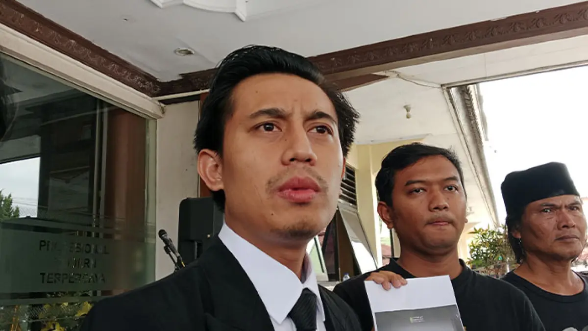 Kuasa Hukum Korban, Gusti Rian Saputra. (Delima Purnamasari/Radar Jogja)