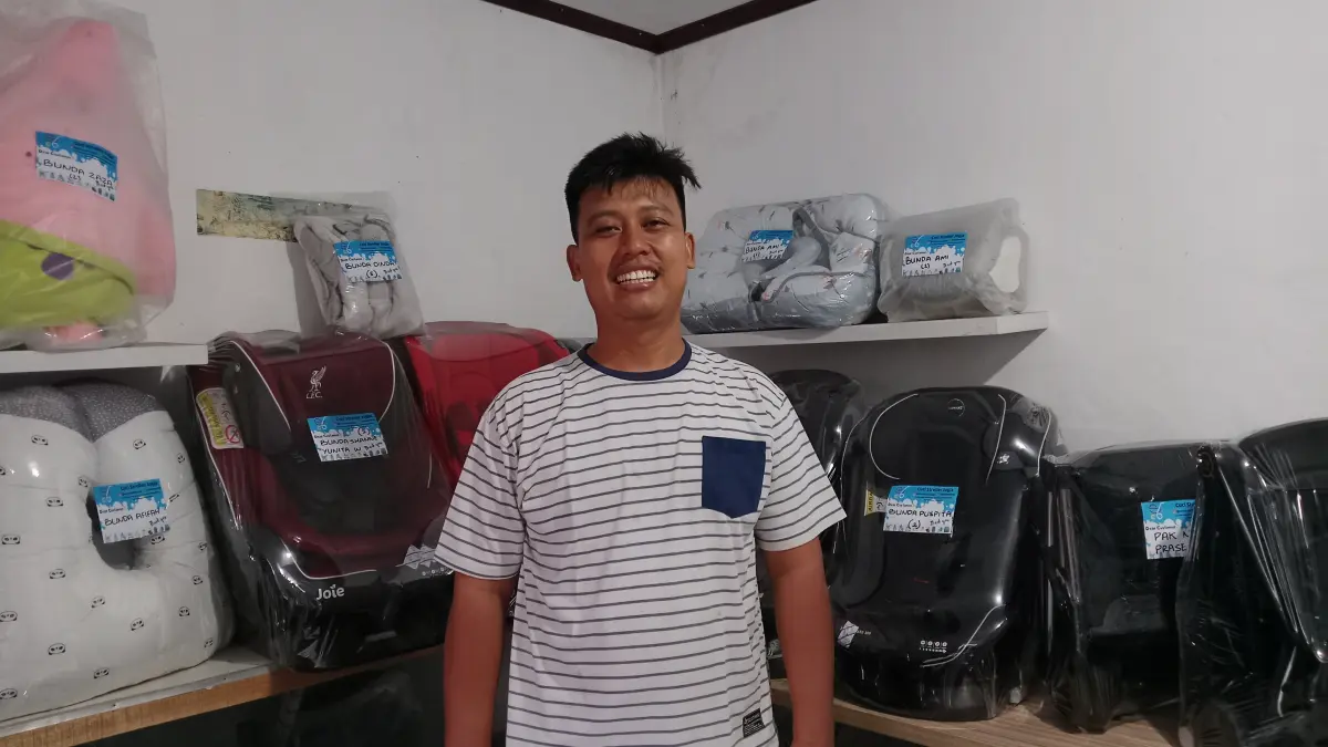 Pemilik usaha Cuci Stroller Jogja, Arif Sidiq Firmansyah