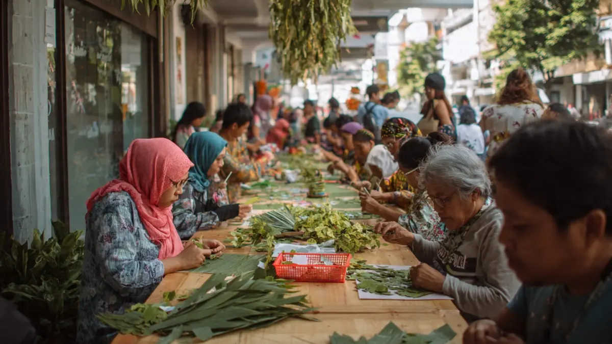 Workshop wayang suket dan dluwang dalam rangkaian Penutupan Memetri Kaistimewan DIY ke-14 di Teras Malioboro Beskalan, Yogyakarta.( ilustrasi AI)