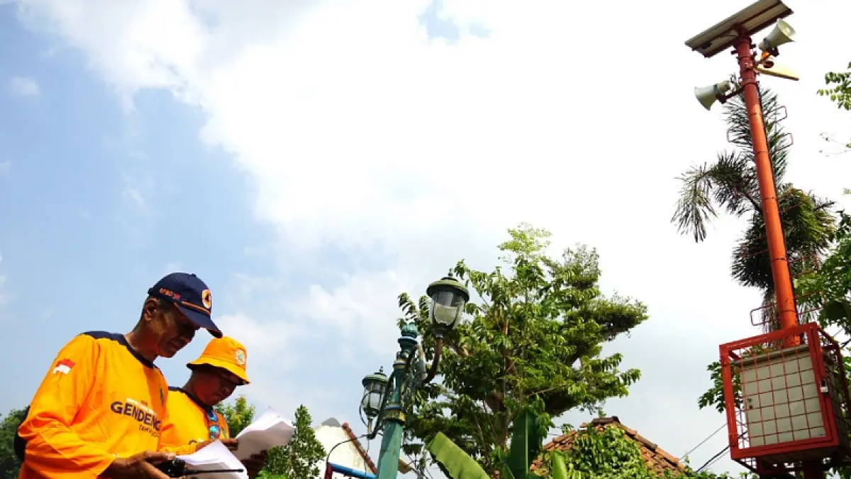 LEBIH CEPAT: Informasi peringatan dini bencana di bantaran sungai Jogja kini akan diperluas lewat pesan Whatsapp dari hanya lewat HT sebelumnya. Humas Pemkot Jogja