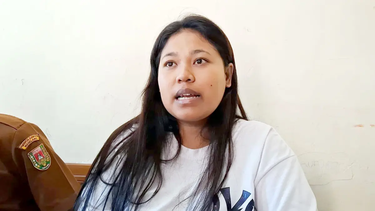 Istri Mamad, Ngaeni Mutoharoh. Naila Nihayah/Radar Jogja