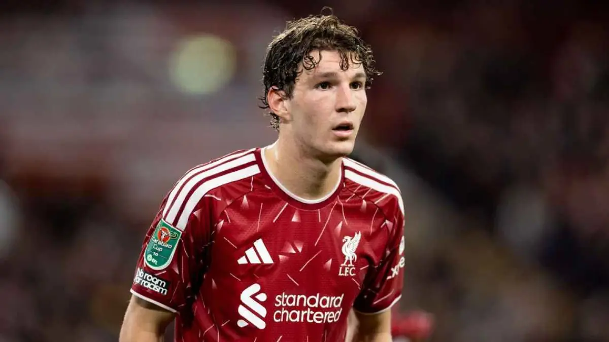 Penyerang muda Liverpool, Lewis Koumas.