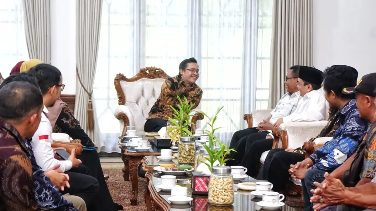 Bupati Magelang saat menghadiri FGD program lumbung pangan padi dan cabai Baznas RI, Jumat (18/9).